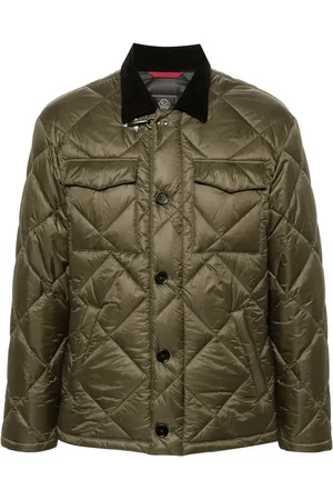 FAY Quilted shirt jacket