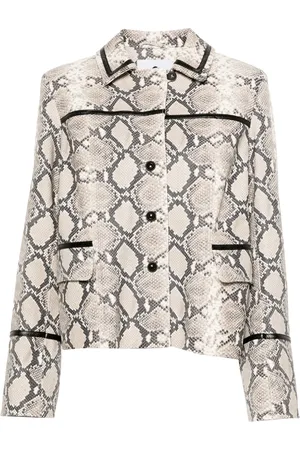 Marine Serre Python-print jacket