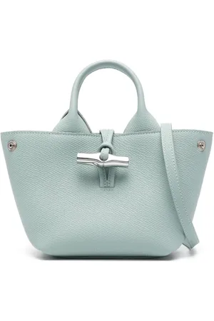 Longchamp XS Le Roseau Essential leather bucket bag