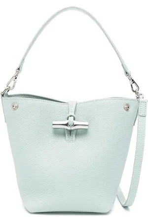 Longchamp Le Roseau XS leather bucket bag