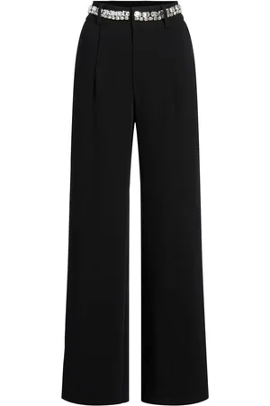 Cinq A Sept Rhinestone-embellished Genna trousers