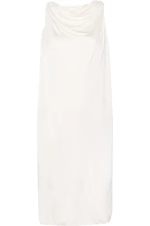 Lanvin Brooch-detail midi dress