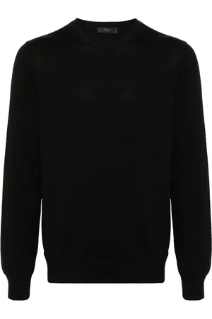 FAY Round-neck virgin wool sweater