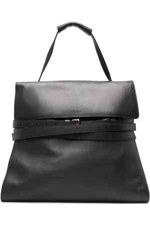 Moschino Tie Me logo-debossed shoulder bag