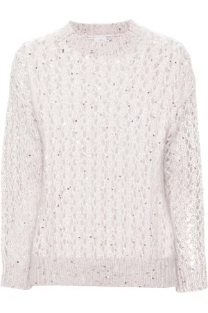 ELEVENTY Sequin-emebellished sweater