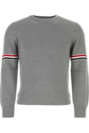 Thom Browne Milano stitch crew neck jumper