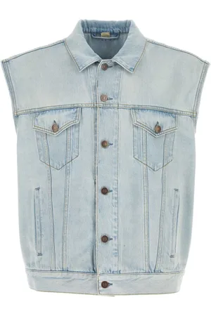 Gucci Logo appliqué denim vest
