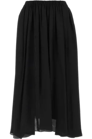 Balenciaga Logo-jacquard midi skirt
