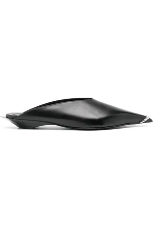 MUGLER 40mm piercing-detail mules
