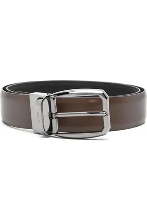 Ermenegildo Zegna Logo-engraved belt