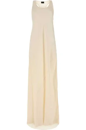 Balenciaga Logo-print racerback gown