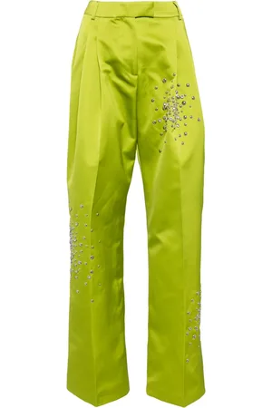 Des Phemmes Rhinestone-embellished trousers