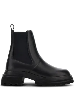 Hogan Leather Chelsea ankle boots