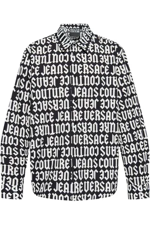 VERSACE Logo-print shirt