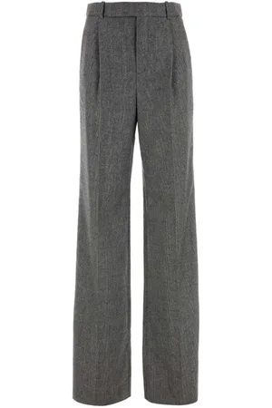 Saint Laurent Straight-leg wool trousers