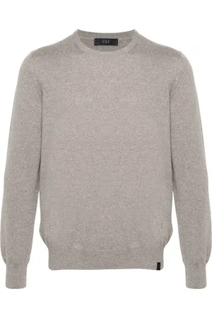 FAY Round-neck virgin wool sweater