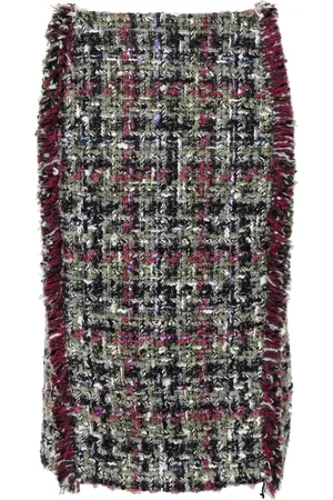 Etro Bouclé midi skirt