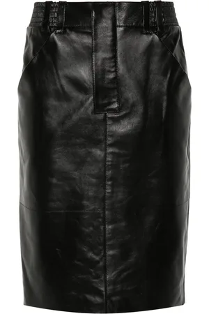 Saint Laurent Leather pencil skirt