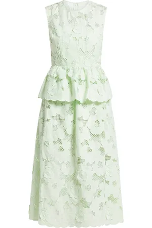 Self-Portrait Lace-detailing midi dress