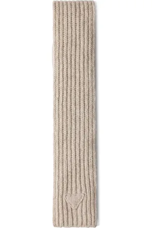 Prada Logo-detail cashmere scarf