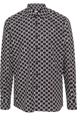 Karl Lagerfeld All-over logo print shirt