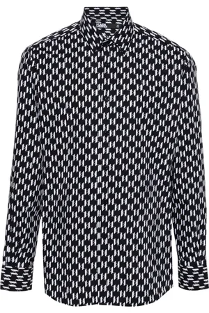 Karl Lagerfeld All-over logo print shirt