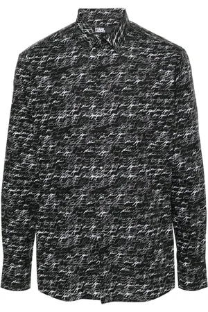 Karl Lagerfeld All-over logo print shirt