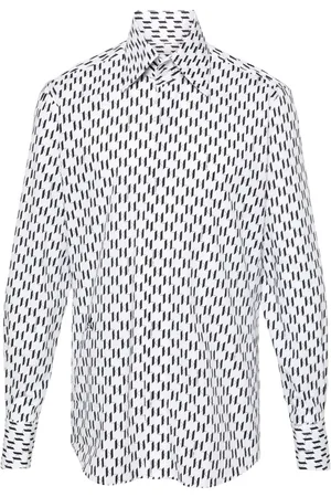 Karl Lagerfeld Monogram-print cotton shirt