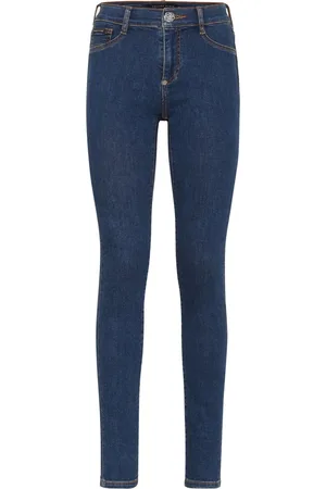 Philipp Plein Logo-appliqué mid-rise skinny jeans