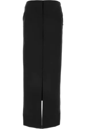 Givenchy Front-slit wool-blend maxi skirt