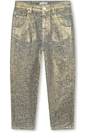 Marc Jacobs All-over logo distressed jeans