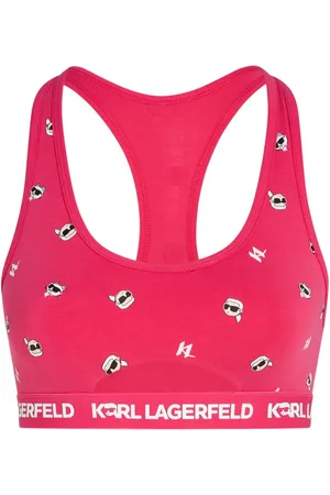 Karl Lagerfeld Ikon Peephole bralette