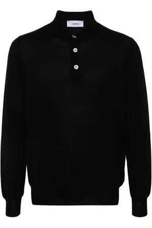 LARDINI Virgin wool polo shirt