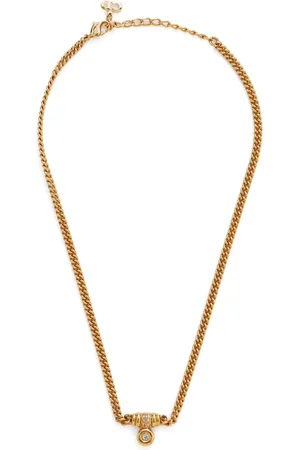 Dior Rhinestone chain necklace