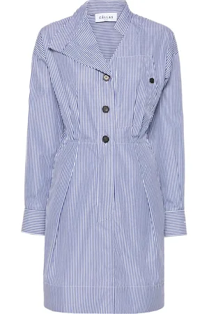 Callas Milano Hardy striped cotton minidress