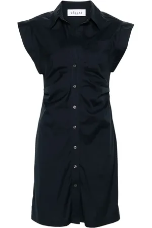Callas Milano Robbie ruched shirtdress