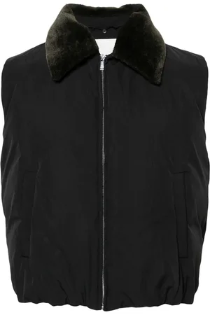 Nanushka Faux fur-collar puffer gilet