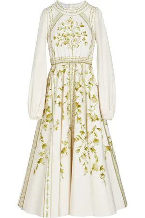 Giambattista Valli Papier Peint-print cotton-poplin dress