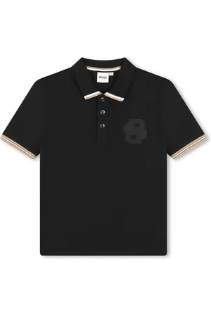 HUGO BOSS Logo-embroidered piqué-weave polo shirt
