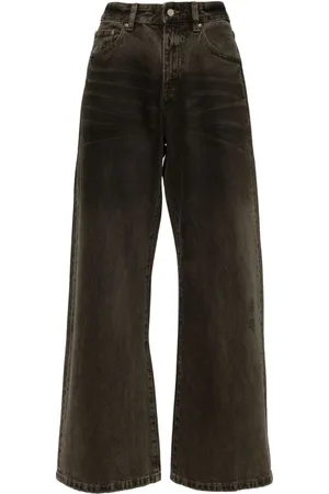 JNBY Wide-leg cotton jeans