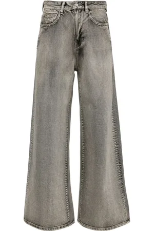 JNBY Wide-leg cotton jeans