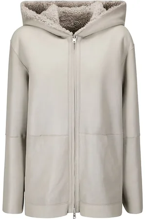 DESA 1972 Hooded leather jacket