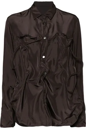 JNBY Crease-effect shirt