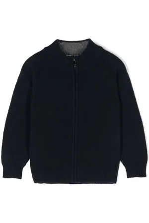 Il gufo Wool full-zip cardigan