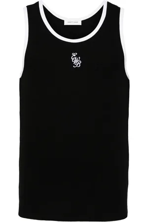 Ernest W. Baker Logo-embroidered tank top