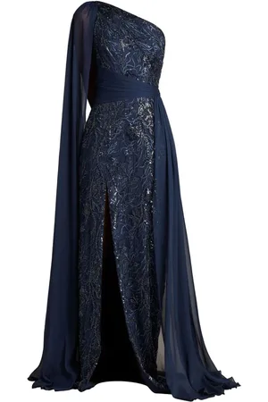 Tadashi Shoji Floral-embroidered dress
