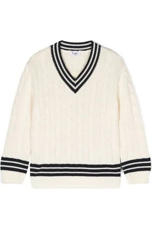 Il gufo Cable-knit organic-cotton sweater