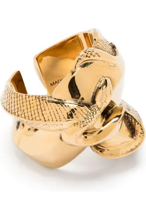 Alexander McQueen Snake & Skull ring