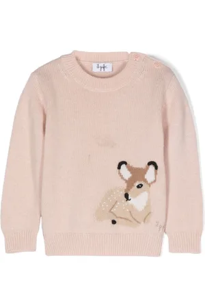 Il gufo Embroidered wool sweater