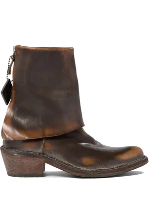 Moma Dallas leather ankle boots